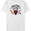 Henry Tiger Stranger Things Hellfire Cut - T-Shirt Print - White