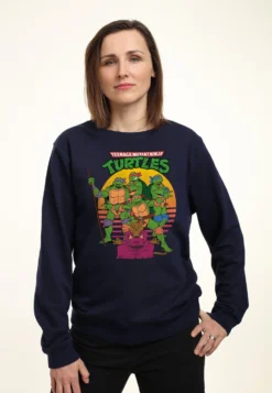 Henry Tiger Teenage Mutant Ninja Turtles The Team - Sweater - Navy Blue
