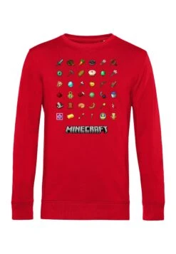 Henry Tiger Minecraft Items Textbook - Sweater - Red -Henry Tiger 402ff0497fce4e7eaa17e910494f6568