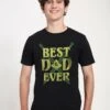 Henry Tiger DungeonsDragons Best Dad Ever - T-Shirt Print - Black