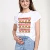 Henry Tiger Stranger Things Surfer Boy Pizza Sweater - T-Shirt Print - White
