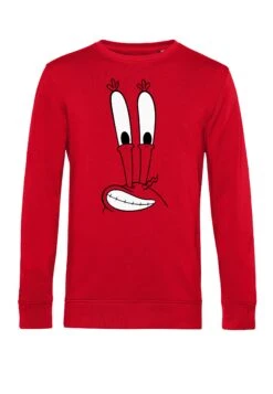 Henry Tiger Spongebob Squarepants Mr Krabs Big Face - Sweater - Red -Henry Tiger 415aec6a9aa84046af3f6789f10322e3