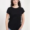 Henry Tiger Organic Rolled-Sleeve - T-Shirt Basic - Black