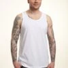 Henry Tiger Organic Tank- Top - White