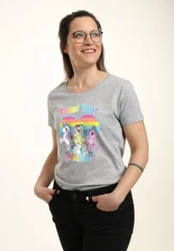 Henry Tiger My Little Pony Trust Your Magic - T-Shirt Print - Heather Grey -Henry Tiger 47bcfd91ea7a4f4b8df2c864d9dc3526
