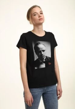 Henry Tiger The Godfather Corleone Rose - T-Shirt Print - Black -Henry Tiger 480bc982653d4c8aa9f9e08232b9b270