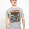Henry Tiger Stranger Things Retro Mash Unisex - T-Shirt Print - Melange Grey