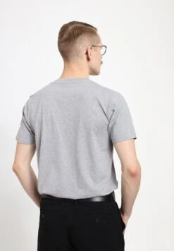 Henry Tiger Stranger Things Upside Down Unisex - T-Shirt Print - Melange Grey -Henry Tiger 482d9c0434eb46d581876bc2e221a425