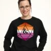 Henry Tiger Dungeons & Dragons Lesbian Ampersand - Sweater - Black