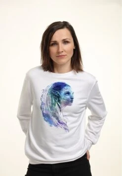 Henry Tiger Avatar 2 Blue Neytiri - Sweater - White