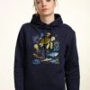 Henry Tiger Finding Nemo Sea Scene - Hoodie - Navy Blue