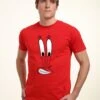 Henry Tiger Spongebob Squarepants Mr Krabs Big Face - T-Shirt Print - Red
