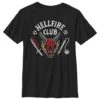 Henry Tiger Stranger Things Hellfire Club - T-Shirt Print - Black