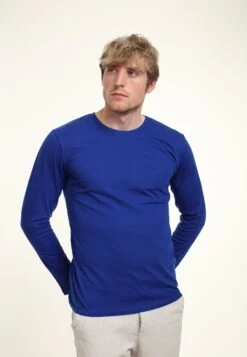 Henry Tiger Organic- Longsleeve - Royal Blue -Henry Tiger 504aff686913488abe47bf793f9bea4b