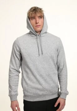 Henry Tiger Organic Regular Fit - Hoodie - Heather Grey
