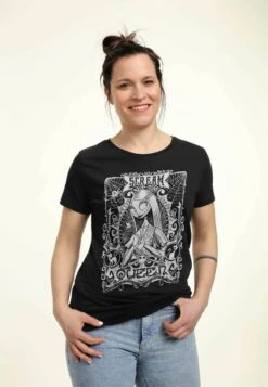 Henry Tiger Nightmare Before Christmas Salley Neauvou - T-Shirt Print - Black -Henry Tiger 50b30bd22df5471a935b5bcbcd839dd5