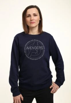 Henry Tiger Avengers Classic Avengers Names - Sweater - Navy Blue