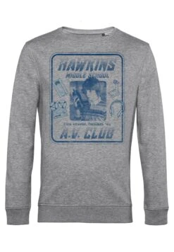 Henry Tiger Stranger Things Mike Hawkins Av President - Sweater - Heather Grey -Henry Tiger 51b21b29e47449a9a30c66861119e18c