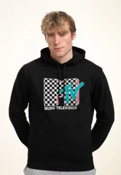Henry Tiger Mtv Checkered Mtv Inverse - Hoodie - Black -Henry Tiger 520c8ad293ad40b19a1ee2a8bf26b695