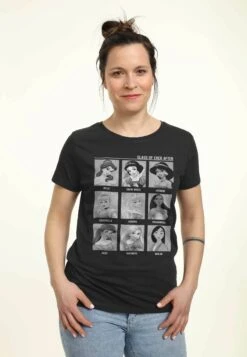 Henry Tiger Disney Princesses Class Of - T-Shirt Print - Black