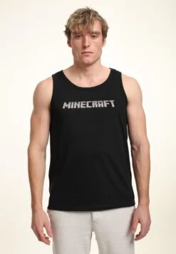 Henry Tiger Minecraft Logo Tank- Top - Black -Henry Tiger 55388a6d9c114c7f81a474aa326c1ce8