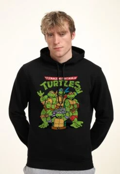 Henry Tiger Teenage Mutant Ninja Turtles Turtle Group - Hoodie - Black -Henry Tiger 589624487c4f44519ae235de04228f62