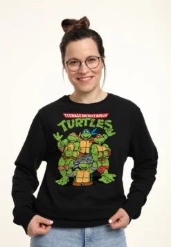 Henry Tiger Teenage Mutant Ninja Turtles Turtle Group - Sweater - Black