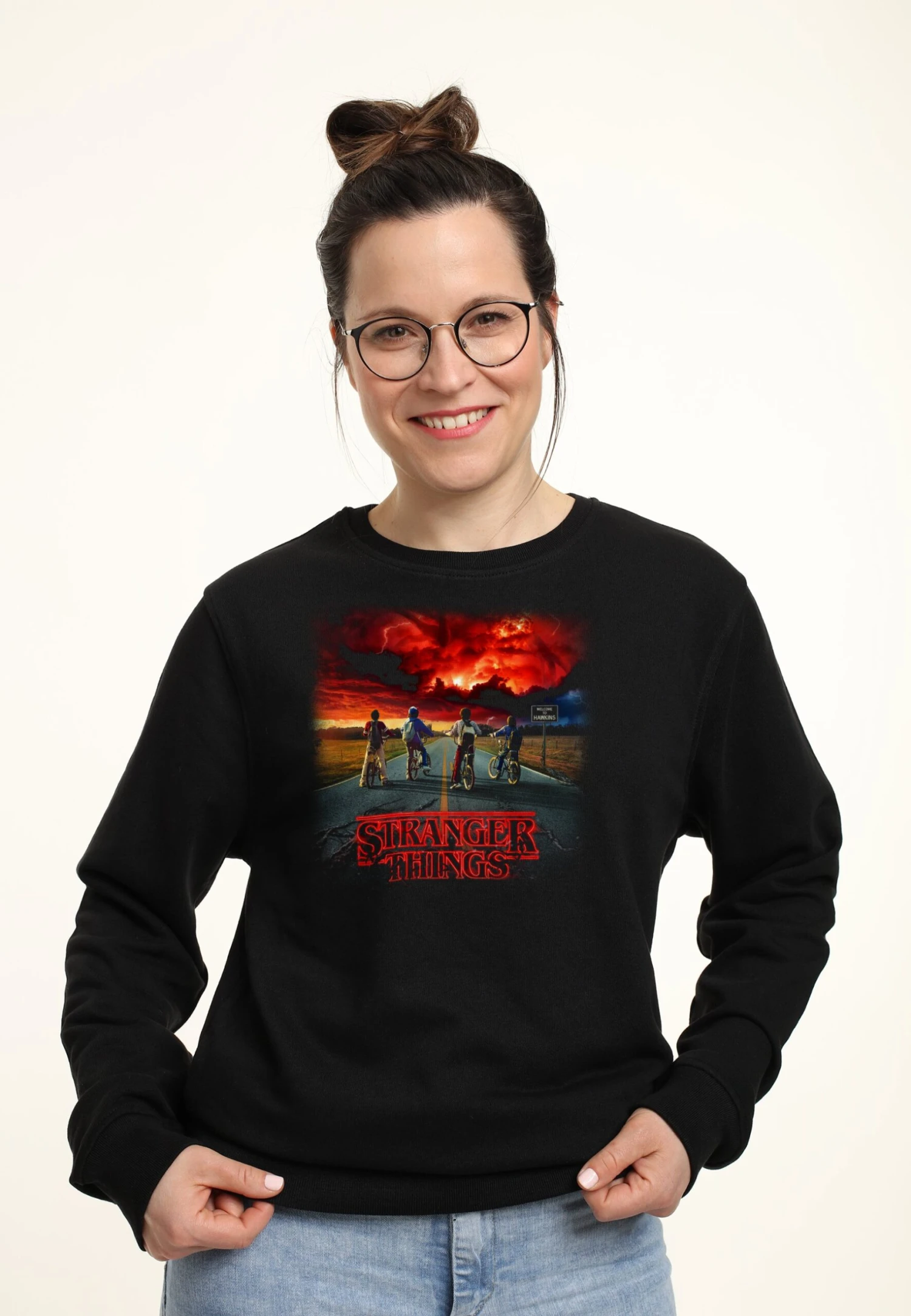 Henry Tiger Stranger Things Where It Began - Sweater - Black 1 Henry Tiger Stranger Things Where It Began - Sweater - Black