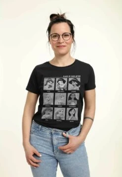 Henry Tiger Disney Princesses Class Of - T-Shirt Print - Black -Henry Tiger 5b033afad76f4b3a865910df2665cf6e