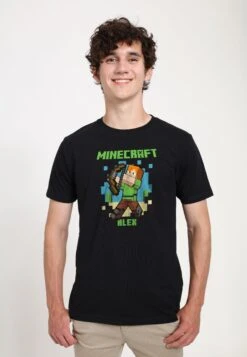 Henry Tiger Minecraft Sniper - T-Shirt Print - Black