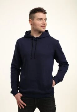 Henry Tiger Organic Regular Fit - Hoodie - Navy Blue -Henry Tiger 5cbe5af9dd4547789af41793407a81bf