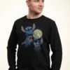 Henry Tiger Lilo & Stitch Three Stitch Moon - Sweater - Black