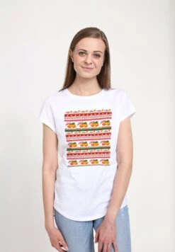 Henry Tiger Stranger Things Surfer Boy Pizza Sweater - T-Shirt Print - White -Henry Tiger 5fcbb27b22e6494b870c57e147d01d06