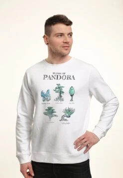 Henry Tiger AvatarFlora Sketches - Sweater - White -Henry Tiger 6090d9781b0a4f1ab75350585285eb76