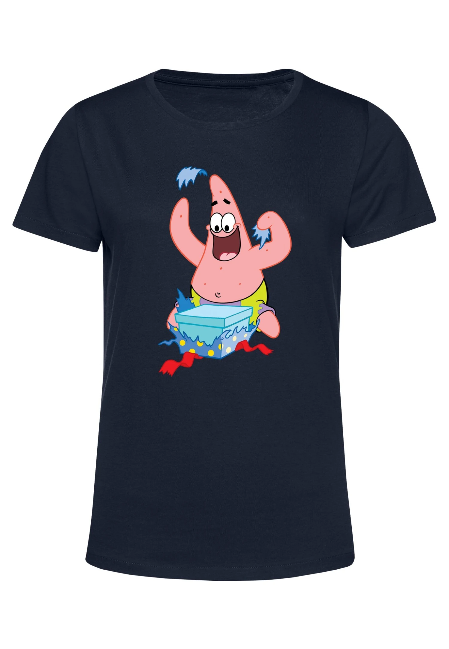 Henry Tiger Spongebob Squarepants Wrapper Patrick - T-Shirt Print - Navy Blue 5 Henry Tiger Spongebob Squarepants Wrapper Patrick - T-Shirt Print - Navy Blue - Image 5