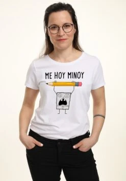 Henry Tiger Spongebob Squarepants Mihoyminoy - T-Shirt Print - White