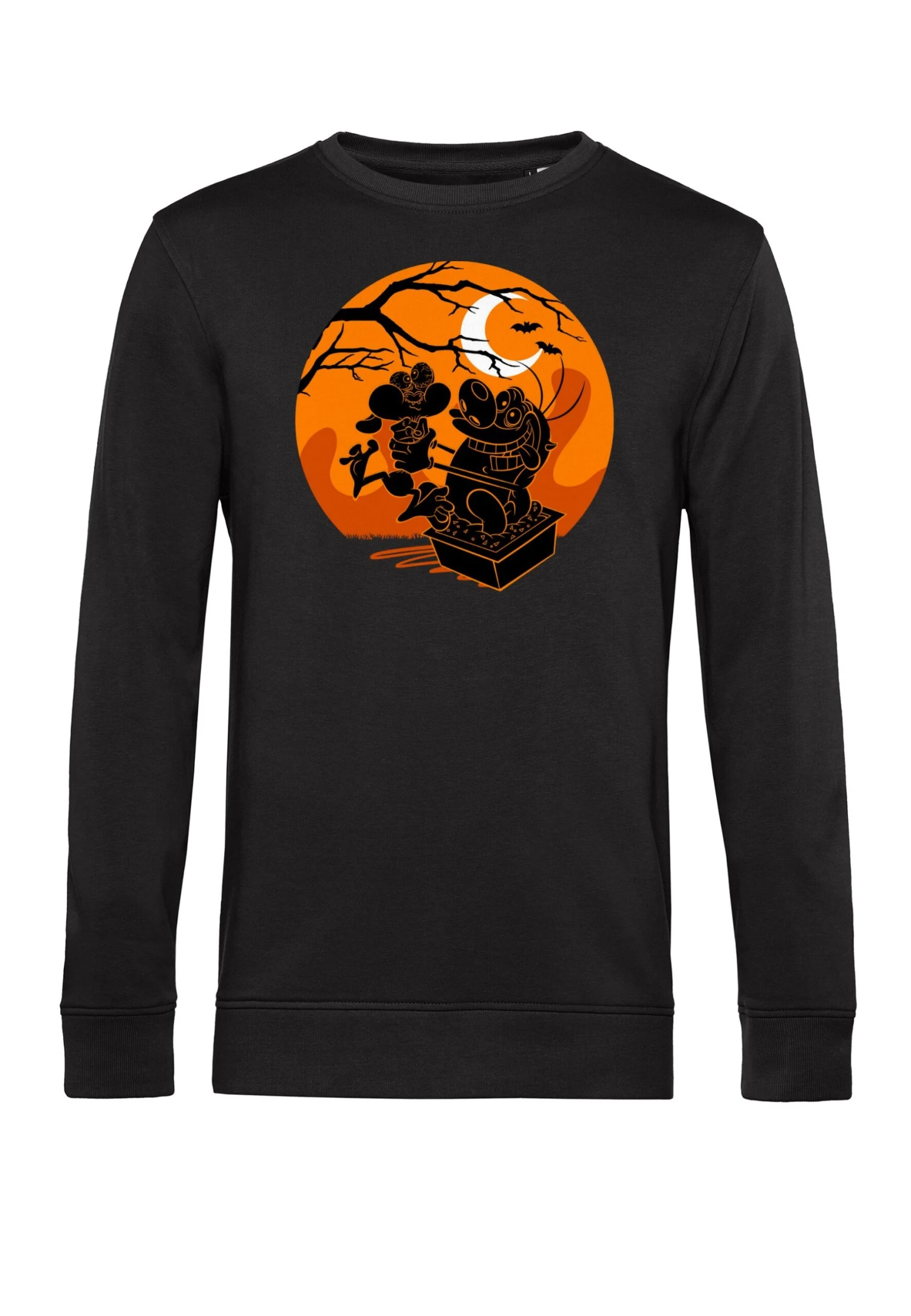 Henry Tiger Ren And Stimpy Haunt Ren Stimpy - Sweater - Black 4 Henry Tiger Ren And Stimpy Haunt Ren Stimpy - Sweater - Black - Image 4