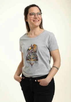 Henry Tiger The Lion King Lion Sphere - T-Shirt Print - Heather Grey -Henry Tiger 666e3e538f3c48f5a7c3707e58c9e161