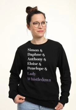 Henry Tiger Bridgerton Name Stack - Sweater - Black -Henry Tiger 67506e4fb2564a9ba743eed750d120cb