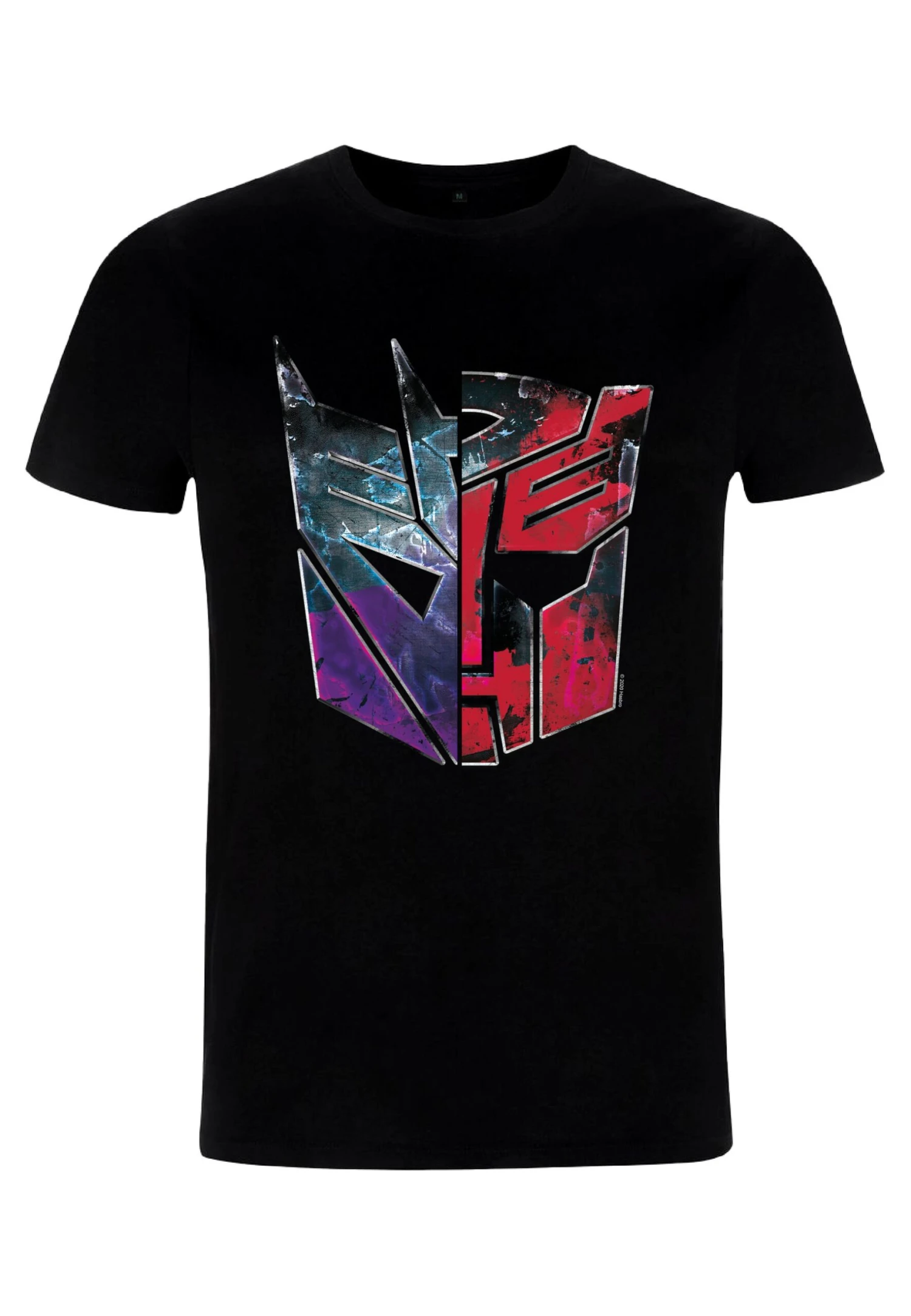Henry Tiger Transformers Autobot Decepticon Split Logo - T-Shirt Print - Black 4 Henry Tiger Transformers Autobot Decepticon Split Logo - T-Shirt Print - Black - Image 4