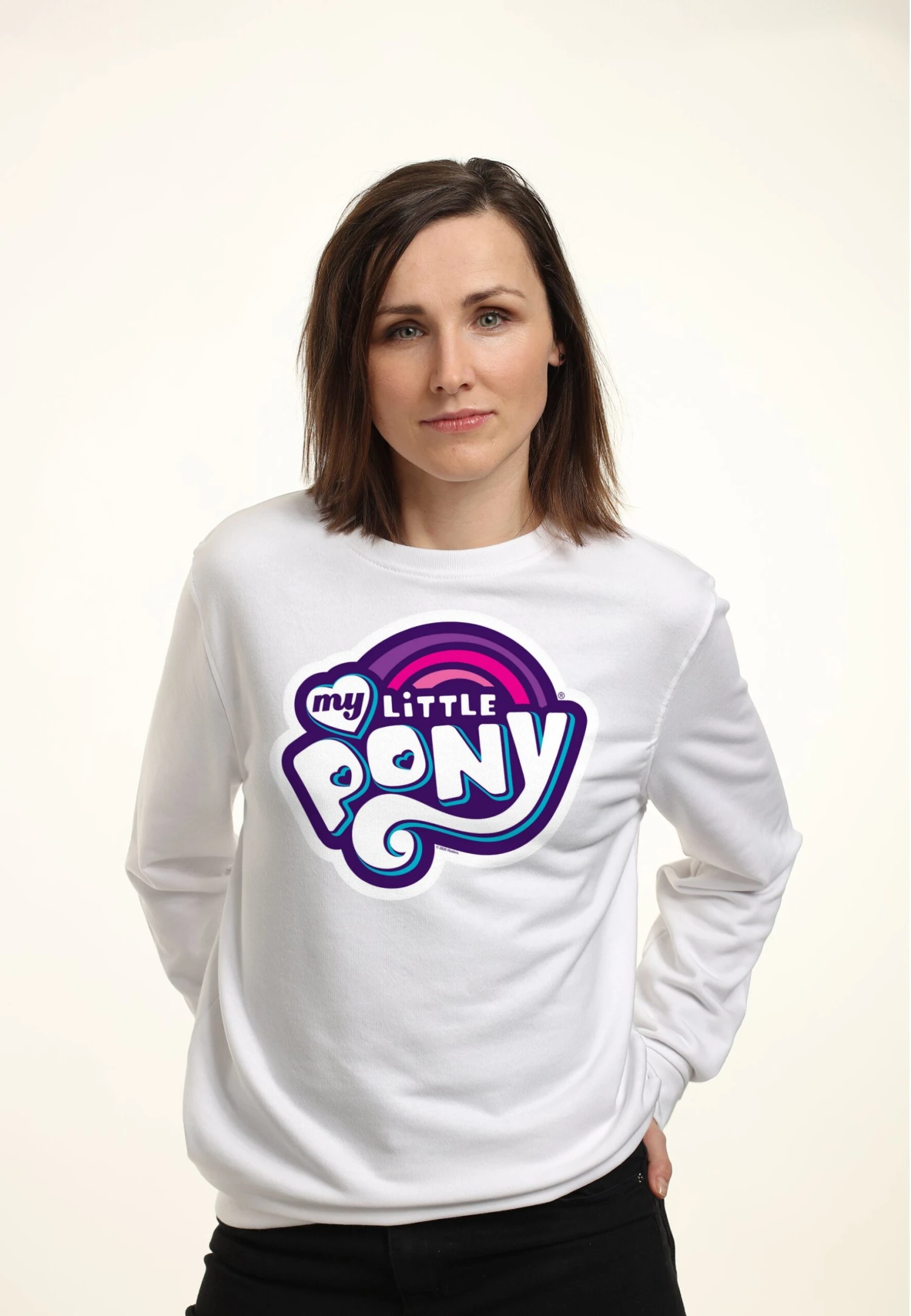 Henry Tiger My Little Pony Logo - Sweater - White 1 Henry Tiger My Little Pony Logo - Sweater - White