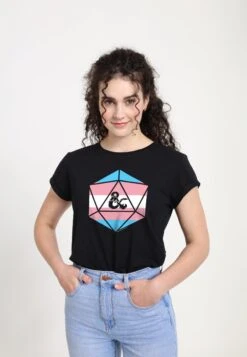 Henry Tiger Dungeons & Dragons Trans Ampersand - T-Shirt Print - Black -Henry Tiger 6a2346f289da472aab008a36ab4da617