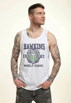 Henry Tiger Stranger Things Tiger Sep - Top - White -Henry Tiger 6b37e92943574b1cb7ccb893b02bfa7b