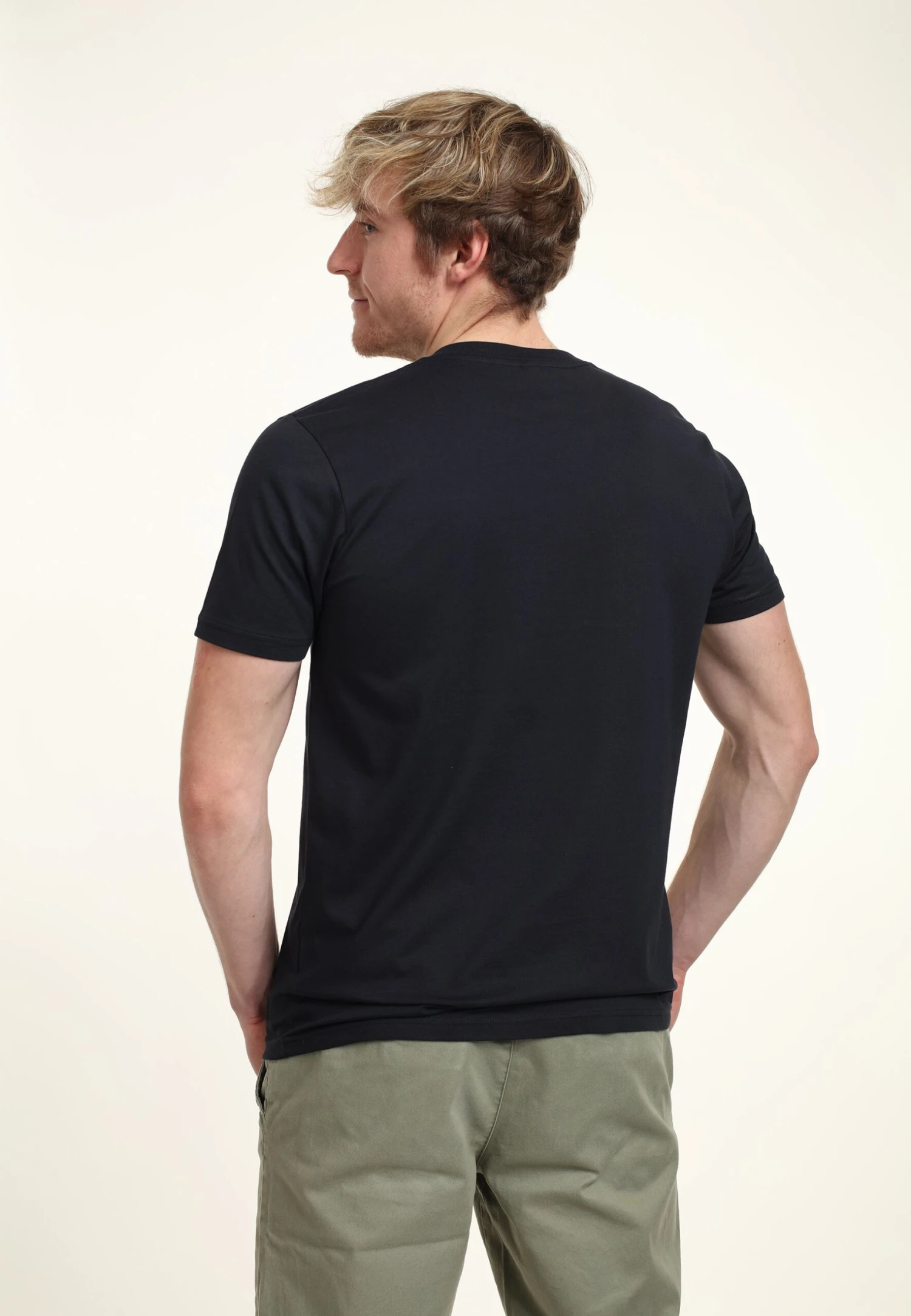 Henry Tiger Peter Pan Grow Up Never - T-Shirt Print - Navy Blue 2 Henry Tiger Peter Pan Grow Up Never - T-Shirt Print - Navy Blue - Image 2