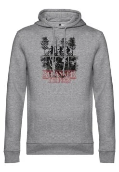 Henry Tiger Stranger Things Upside Down - Hoodie - Heather Grey -Henry Tiger 6c970690573d40e3a07a8c9d22804138