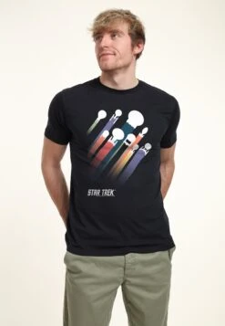 Henry Tiger Star Trek Ship Streaks - T-Shirt Print - Navy Blue -Henry Tiger 70ed20f4604e4dca9a4abd5a966d1c8d