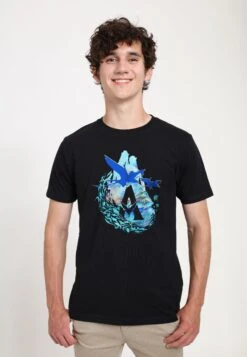 Henry Tiger Avatar 2 Avatar Scenic Flyby - T-Shirt Print - Black