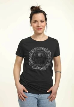 Henry Tiger Stranger Things Into The Upsidedown - T-Shirt Print - Black