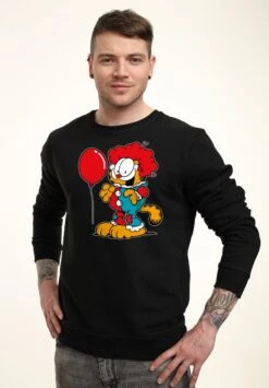 Henry Tiger Garfield The Clown - Sweater - Black -Henry Tiger 74a4a63e54a44b4db0e99164e634e421
