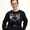 Henry Tiger Black Panther Tchalla Poster - Sweater - Black